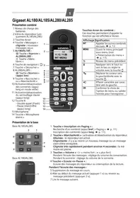 SIEMENS Gigaset AL18h - Téléphone sans fil