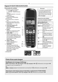 SIEMENS Gigaset A150 - Téléphone sans fil