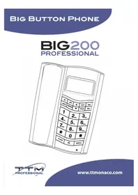 Notice ITT BIG 200 Téléphone