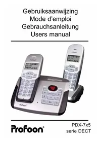 Notice PROFOON PDX715 Telefon
