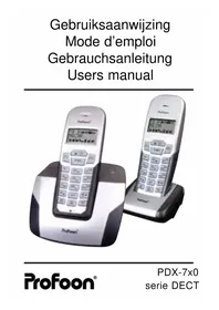 Notice PROFOON PDX700 Telefon