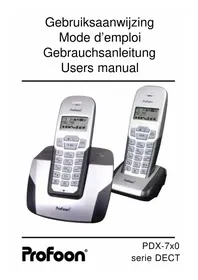 Notice PROFOON PDX730 Telefon
