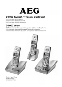 AEG D 6000 Trioset - Telefono senza fili