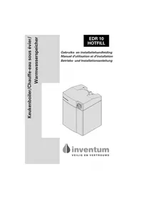INVENTUM EDR10 Hotfill - Chaudière