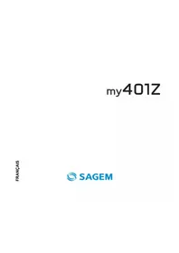 Notice SAGEM MY 401Z Téléphone mobile