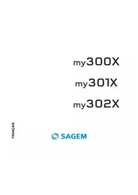Notice SAGEM MY 300X Téléphone mobile