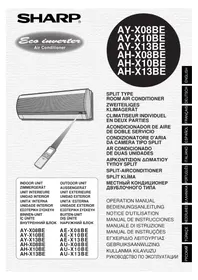 Notice SHARP AHX10BE Klima