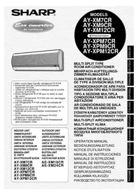 Notice SHARP AEXM24CR Klima