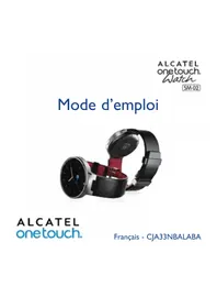 Notice ALCATEL ONE TOUCH WATCH SM02 Smartwatch