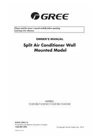 Notice GREE GWC12KF Climatisation