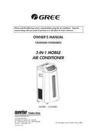 Notice GREE 1304582 Climatisation