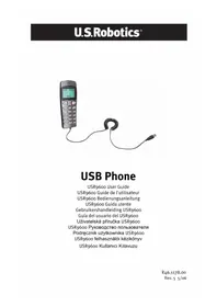 Notice US ROBOTICS USB INTERNET PHONE 9600 Téléphone