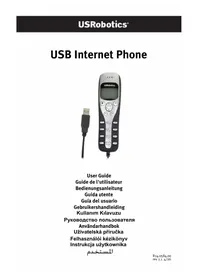 Notice US ROBOTICS USB INTERNET PHONE 9601 Téléphone