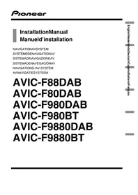 PIONEER AVICF9880BT - GPS-navigatiesysteem