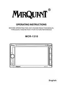 Notice Marquant MCR1310 Browser