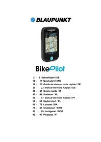 Notice BLAUPUNKT BIKEPILOT GPS