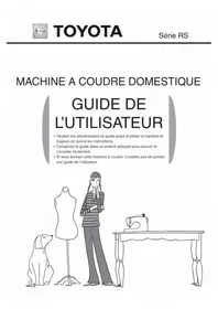 Notice TOYOTA DFL LEISURE SD Machine à coudre