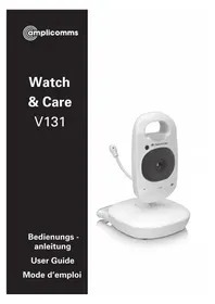 Notice Amplicomms WATCH AND CARE V131 Baby monitors