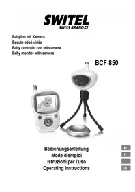 Notice SWITEL BCF 850 Monitor per bambini