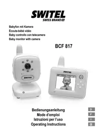 Notice SWITEL BCF 817 Monitor per bambini