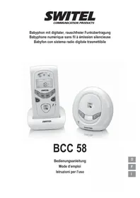 Notice SWITEL BCC 58 Monitor per bambini