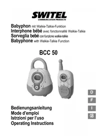 Notice SWITEL BCC 50 Monitor per bambini