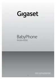 Notice GIGASET PA330 AUDIO Babyfoons