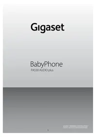Notice GIGASET PA530 AUDIO PLUS Babyfoons