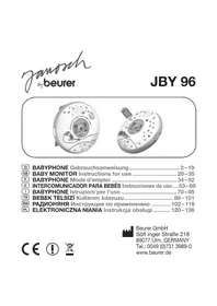 BEURER JBY 96 - Bebek monitörleri