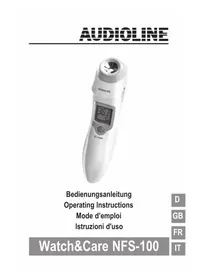 Notice AUDIOLINE WATCH & CARE NFS100 Moniteurs pour bébé