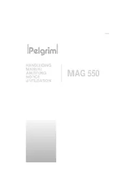 Notice Pelgrim MAG550 Microwave Oven