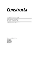 CONSTRUCTA CN151151 - Mikrowelle