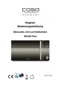 Notice CASO MCG20 CHEF Microonde