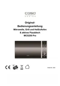 Notice CASO MCG250 PRO Microonde
