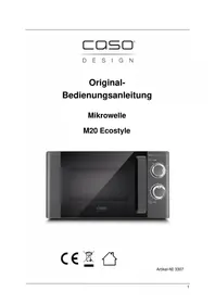 Notice CASO M20 ECOSTYLE Microonde