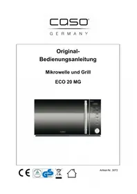 Notice CASO ECO 20 MG Microonde