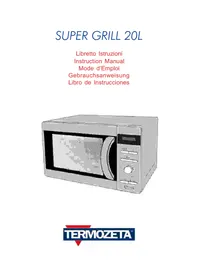 Notice TERMOZETA SUPER GRILL 20L 75315 Four à micro-ondes