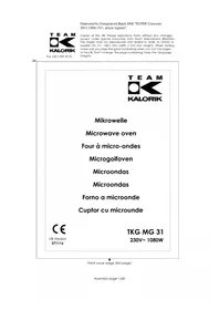 KALORIK TKG MG 31 - Mikrowelle