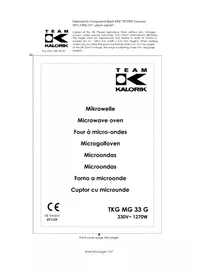KALORIK TKG MG 33 G - Mikrowelle