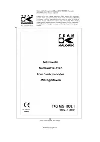KALORIK TKG MG 1003.1 - Mikrowelle