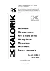 KALORIK KA MG 19 DGC - Micro-ondas