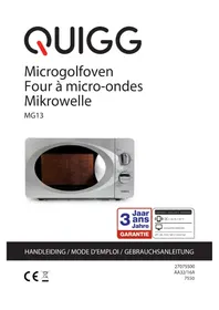 Notice QUIGG MG13 Magnetron