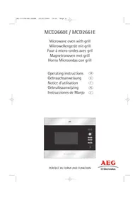 Notice AEG-ELECTROLUX MCD2661 Micro-ondes