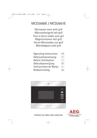 Notice AEG-ELECTROLUX MCD2661EM Micro-ondes