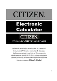 CITIZEN FC40II - Calculatrice
