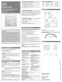 AEG FTE 5050 SN - Thermostat