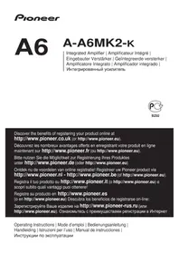 Notice PIONEER AA6MKIIKS AV ресивер