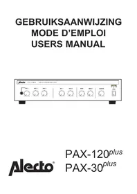 ALECTO PAX30 Plus - Receiver