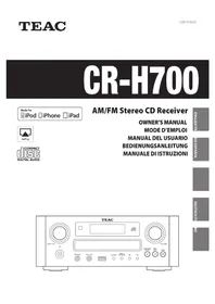 Notice TEAC CRH700B Ricevitore