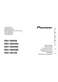PIONEER DEH1801UB - автомобильное радио